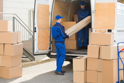 Man with van moving service for Docklands apartment removals