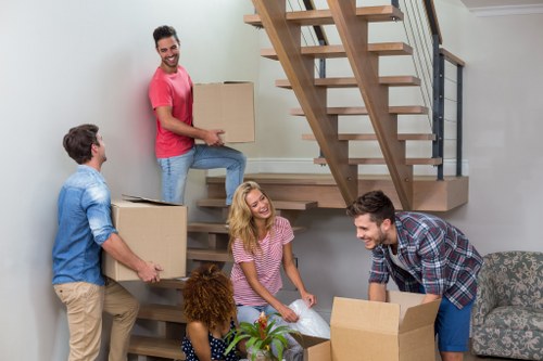 Man with a van pricing illustration for Docklands removals