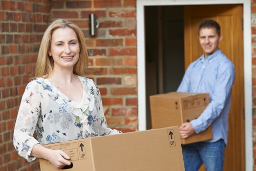 Local house movers assisting with packing and transport for a Docklands home relocation