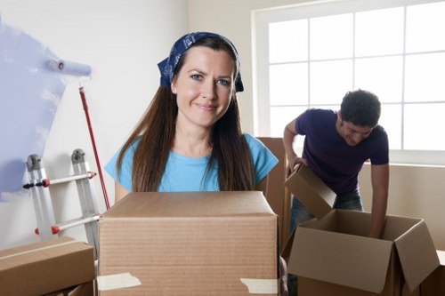 Docklands local home move with delivery and room placement at a new property