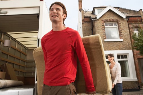 Docklands residential building move with lift access