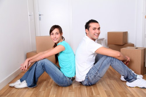 Docklands local moving team planning an apartment relocation