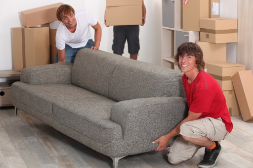 Local removalists planning access and loading for a Docklands property