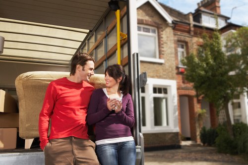 Commercial man and van service for offices in Docklands
